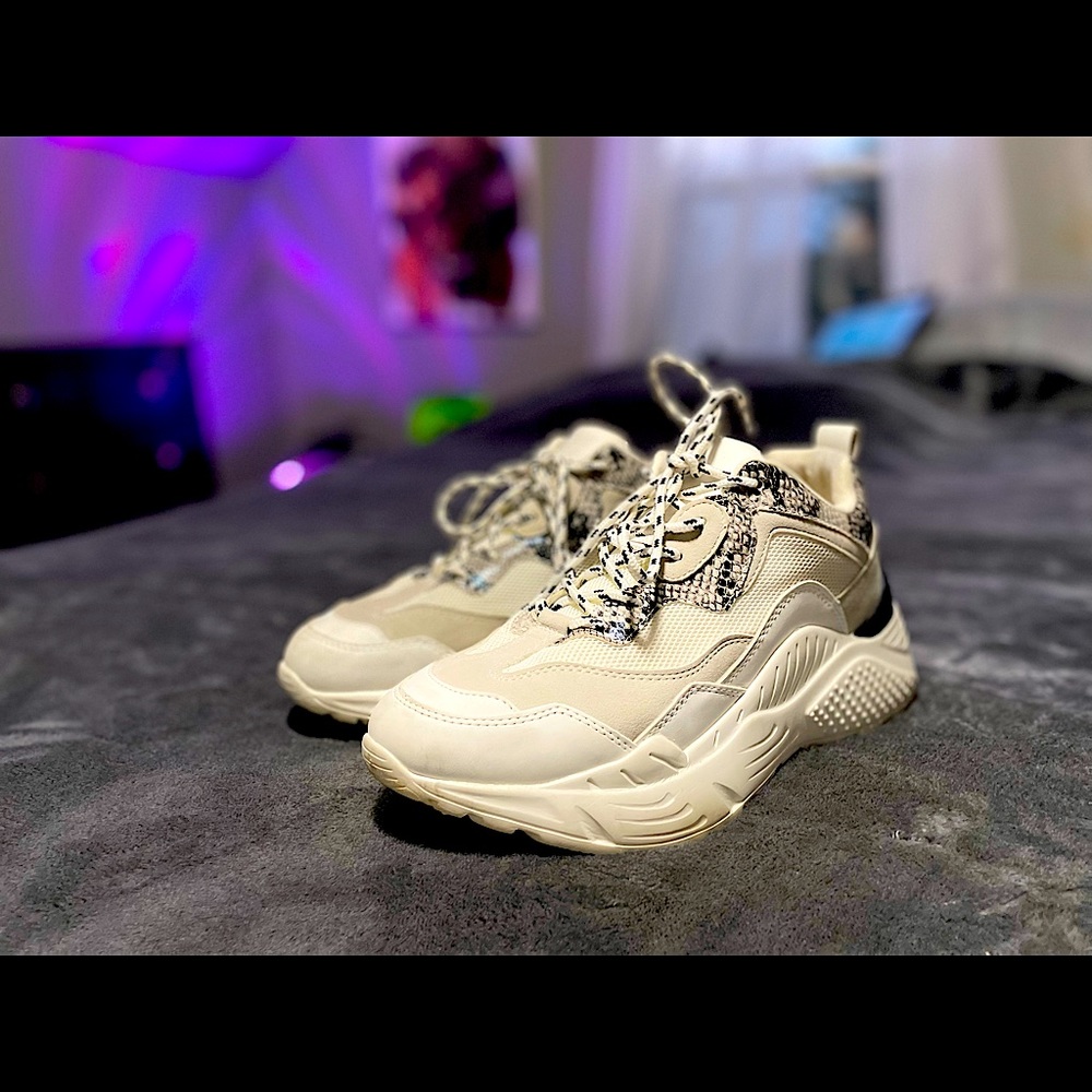 Chunky White Shoes